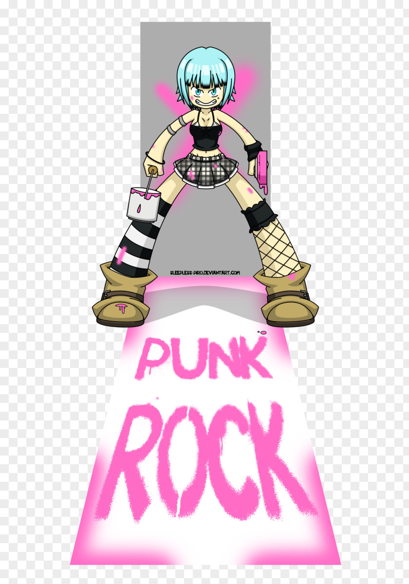 Punk Rock Fiction Graphic Design Cartoon PNG