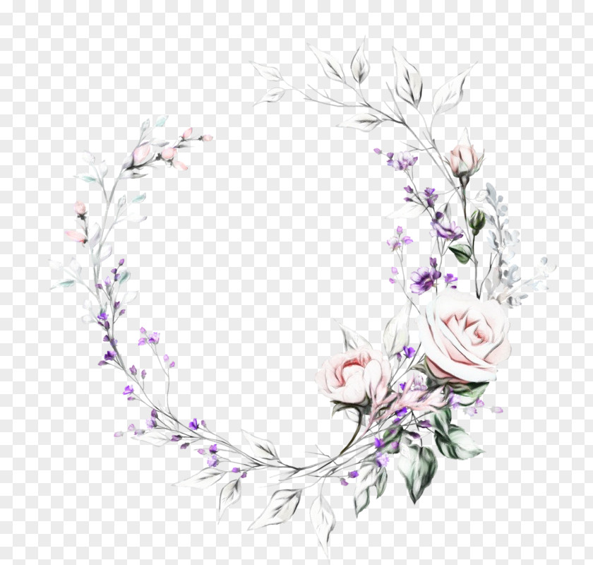 Cut Flowers Twig Background PNG