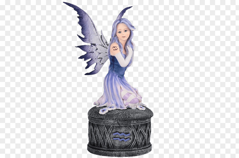 Fairy Tinker Bell Figurine Statue Purple PNG
