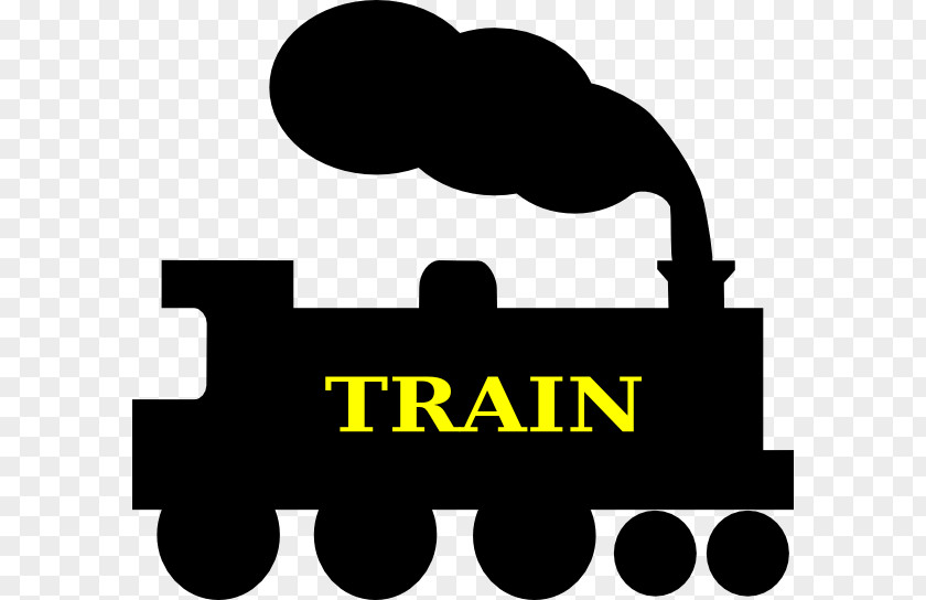 Free Train Clipart Silhouette Steam Locomotive Track Clip Art PNG
