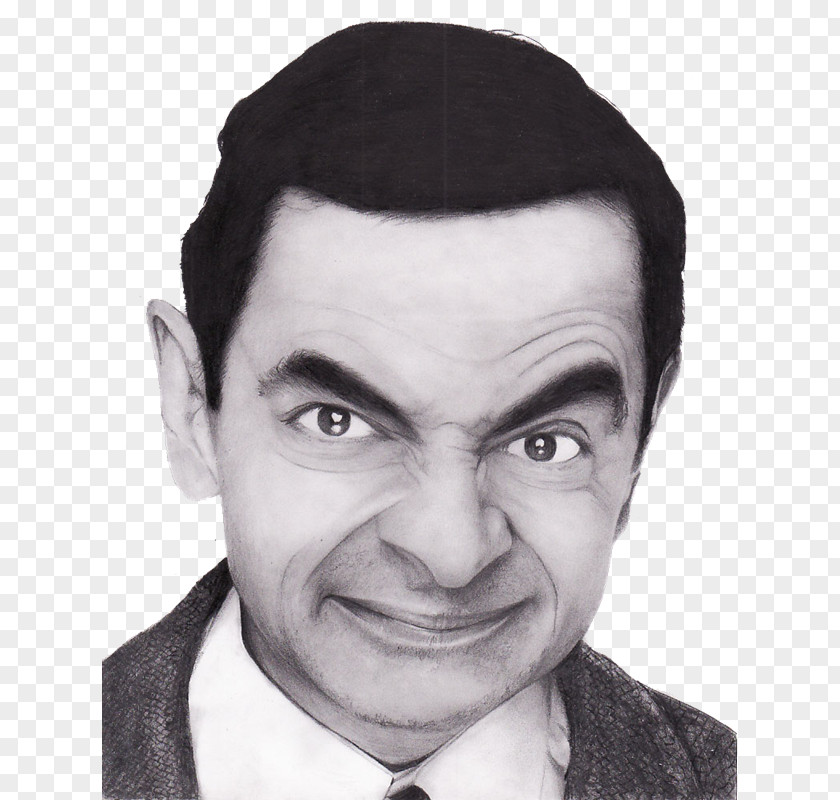 Rowan Atkinson Mr. Bean Black And White Meme PNG and white Meme, bean curd clipart PNG