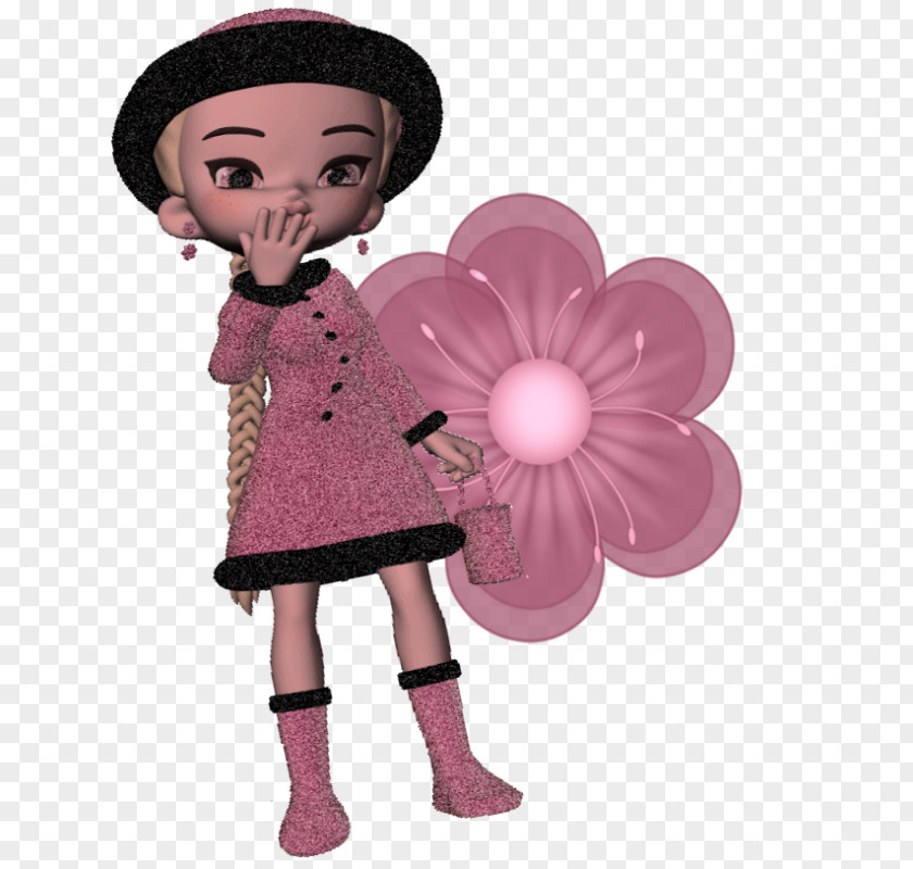 Doll Pink M Figurine RTV PNG