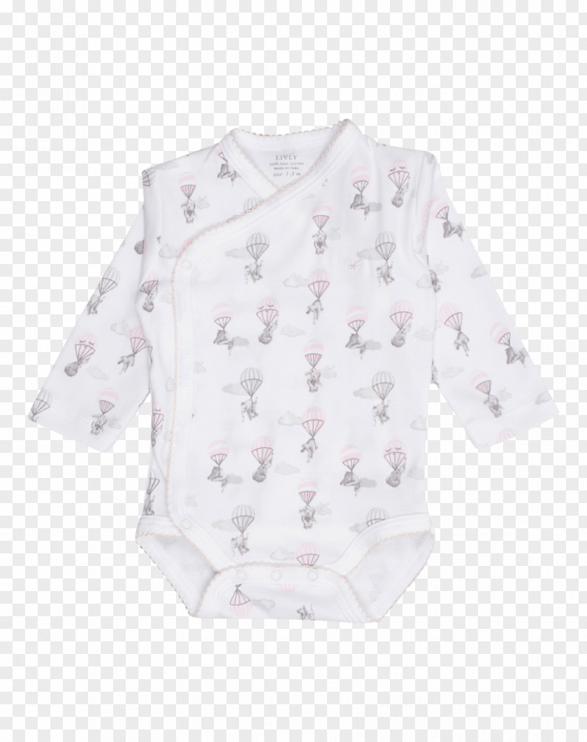 Pink Elephant Sleeve Baby & Toddler One-Pieces Blouse Pajamas Bodysuit PNG