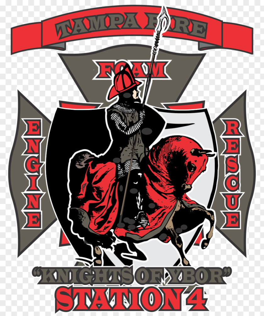 T-shirt Tampa Fire Rescue Department International Association Of Fighters Station 5 PNG