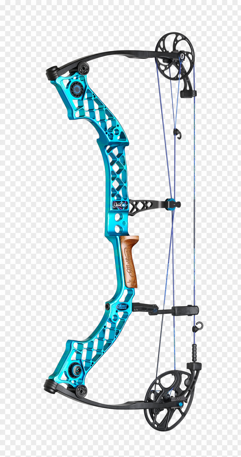 Teal Color Compound Bows Bow And Arrow Archery Bowhunting PNG