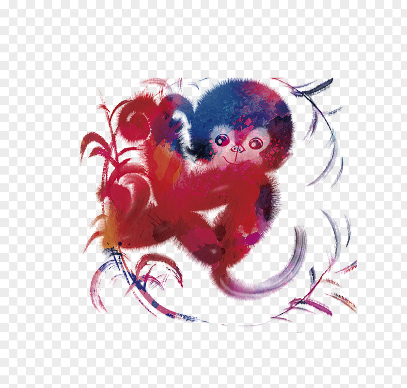 Year Of The Monkey Chinese New Poster PNG