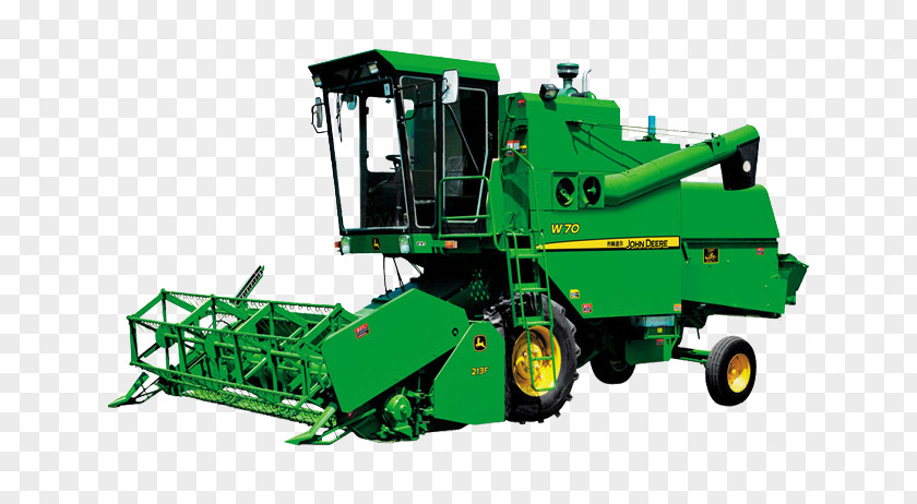 Combine Harvester John Deere Tractor PNG