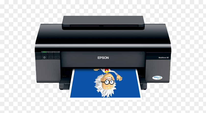 Inkjet Printing Printer Epson Computer Software Device Driver PNG