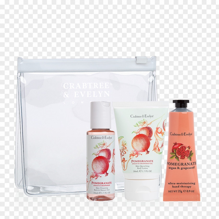 Pomegranate Lotion Crabtree & Evelyn Grape Seed Oil Argan And PNG