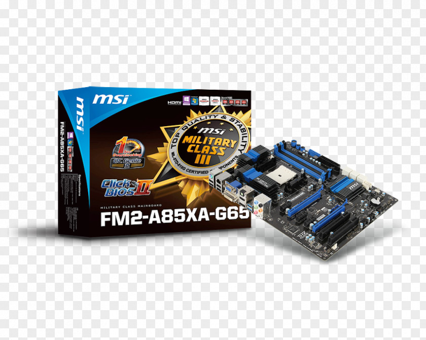 Socket FM2+ Motherboard CPU ATX PNG