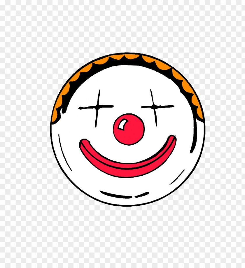 Clown Head Evil Smiley Clip Art PNG