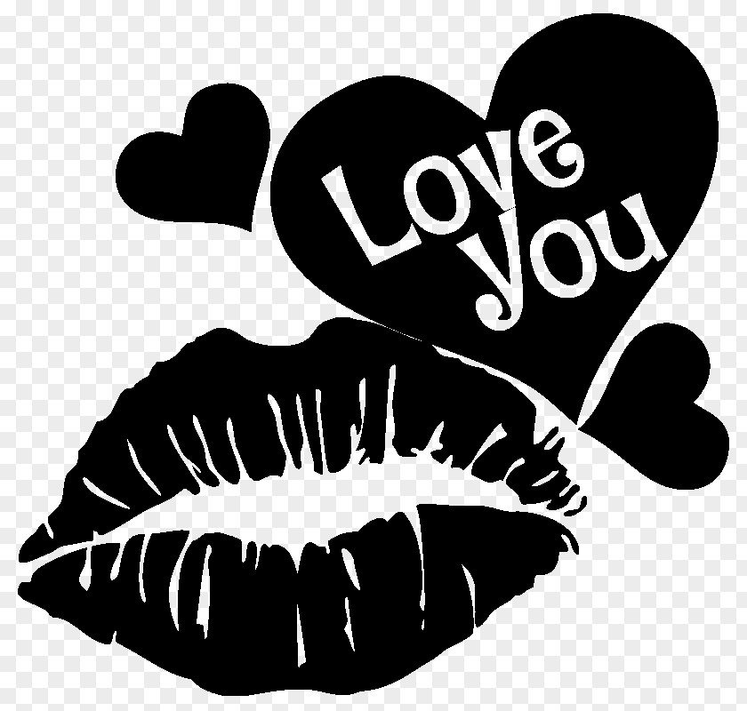 Love Sticker Lip Kiss Decal Clip Art PNG