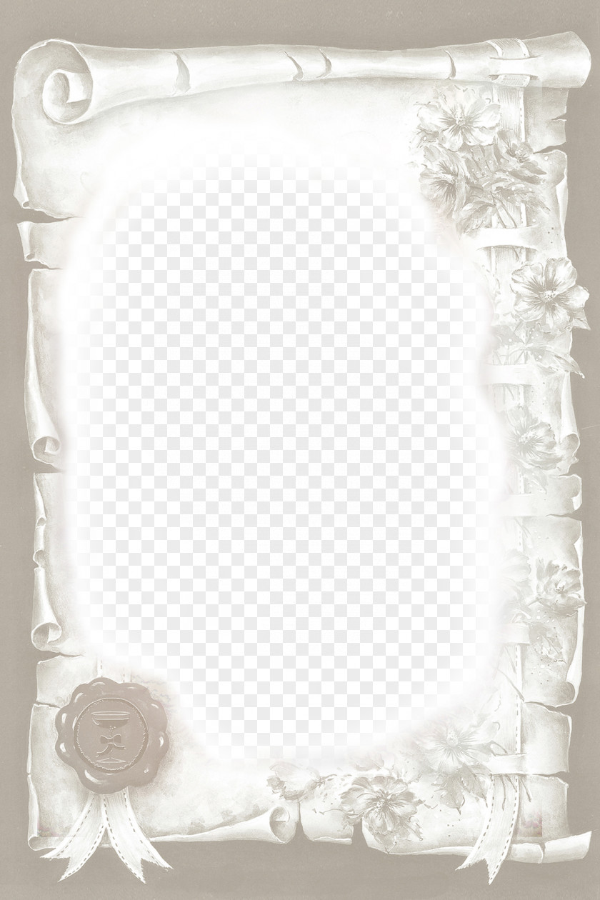 Parchment Scroll Background PNG