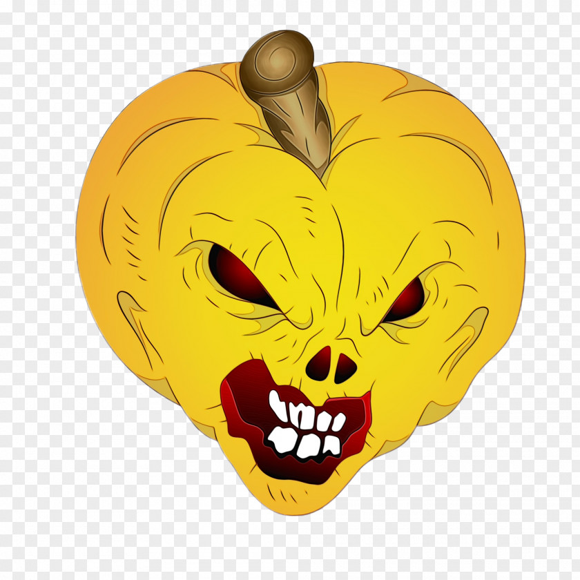 Animation Mask Orange PNG