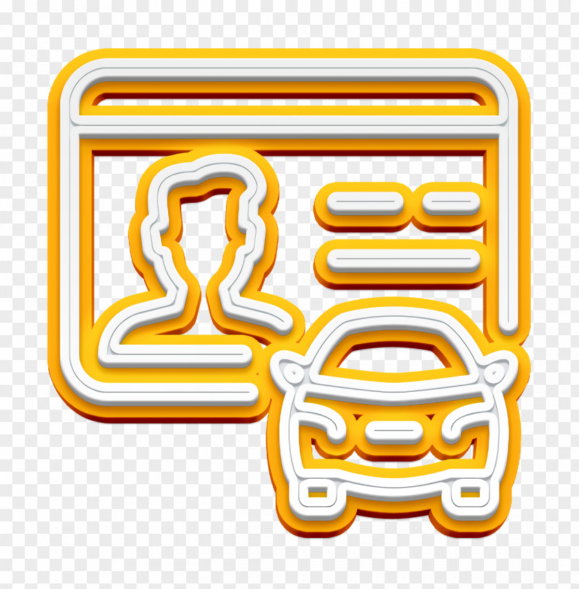 Car Icon Users Driver License PNG