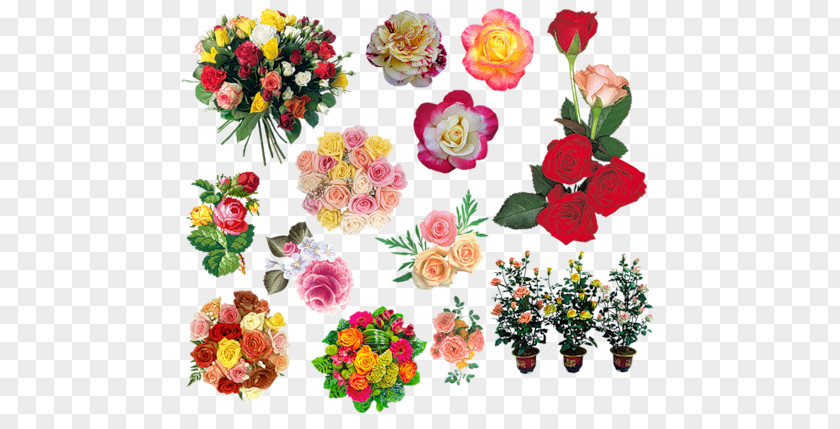 Flower Floral Design Garden Roses Artificial Clip Art PNG