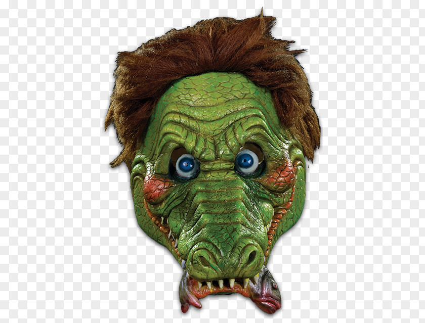 Garbage Pail Kids Halloween Costume Ali Gator Gang Latex Mask PNG