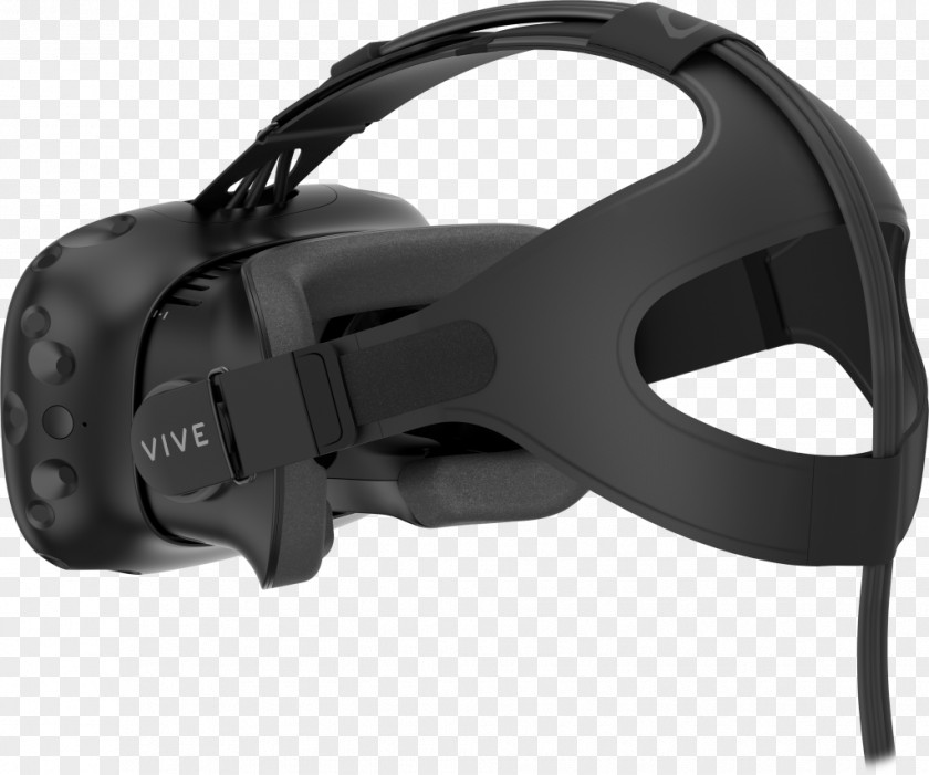 Headphones HTC Vive Virtual Reality Headset Immersion PNG