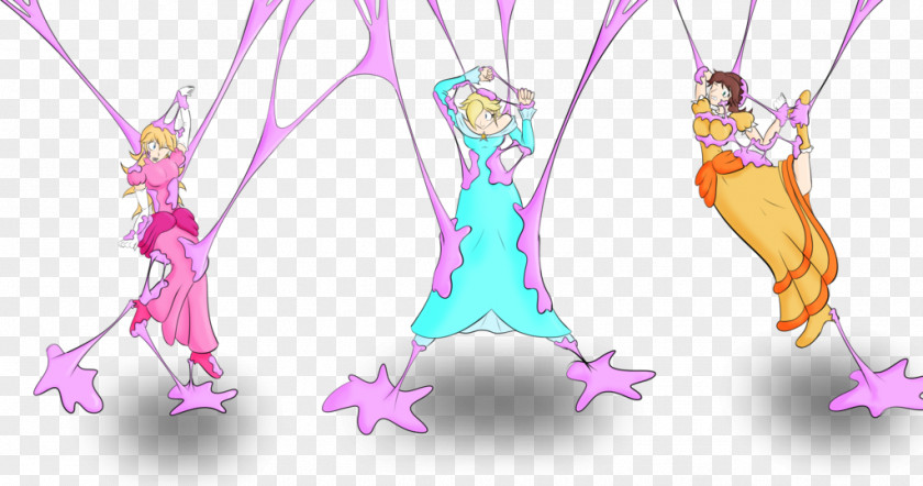 Bubble Pop Princess Daisy Rosalina Peach Bubblegum Mario PNG