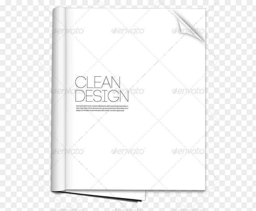 Paper Mock Up White Brand PNG