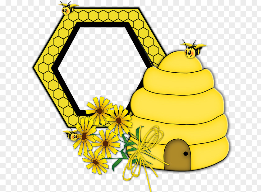 Qp Frame Honey Bee Clip Art Food PNG