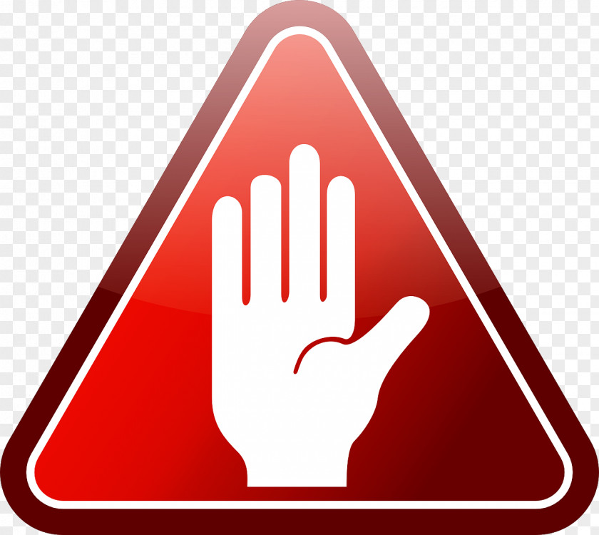 Sign Stop Hand Clip Art PNG