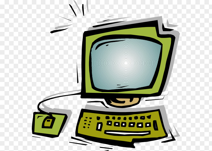 Desktop Computer Output Device Tv Cartoon PNG