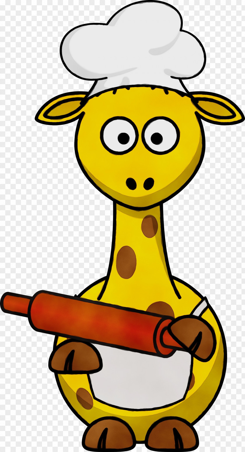 Hat Pleased Giraffe Cartoon PNG