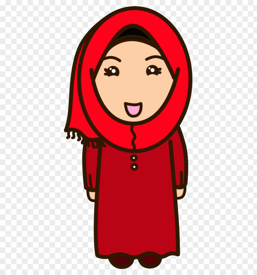 Mother’s Day Mother Cartoon Muslim Animation Clip Art PNG
