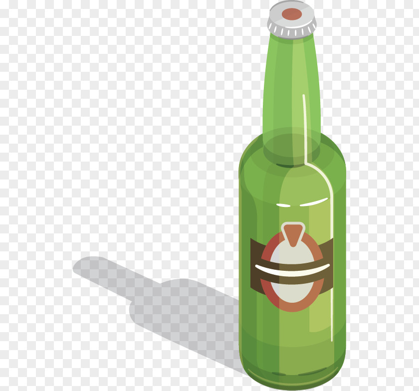Vector Hand-drawn Beer Bottle Wine PNG