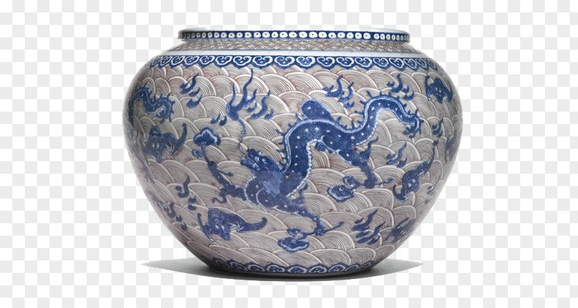 Blue And White Bottle Chinese Ceramics Pottery Porcelain PNG
