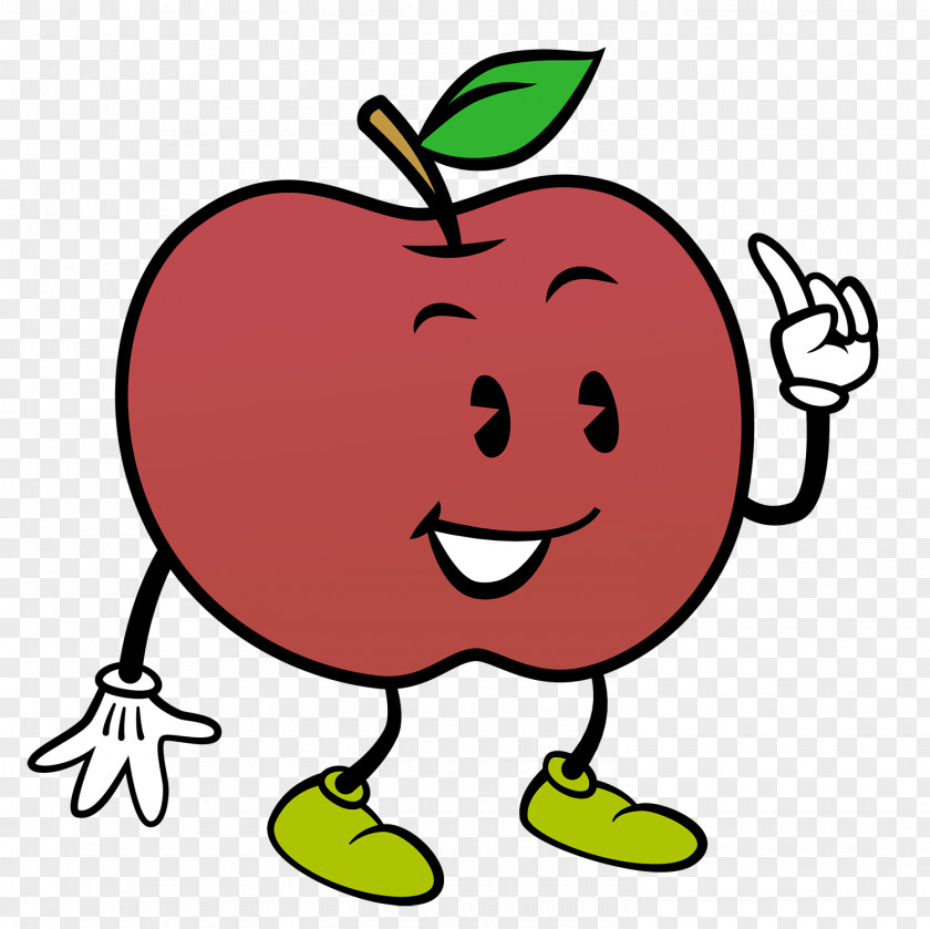 Cute Apple Fruit Drawing Television Image Food PNG