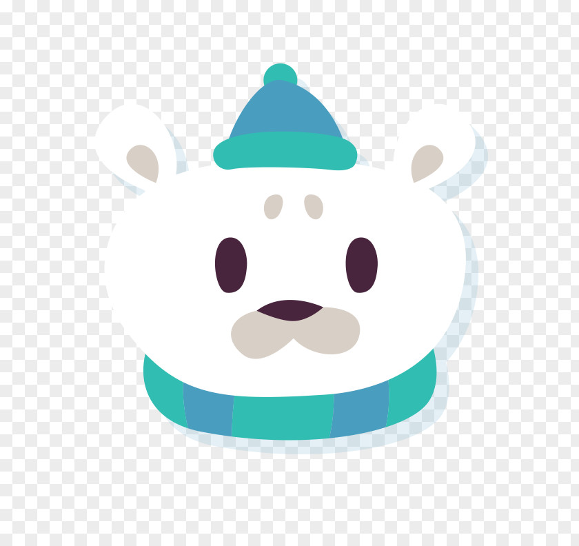 Winter Animal Headgear Nose Character Clip Art PNG