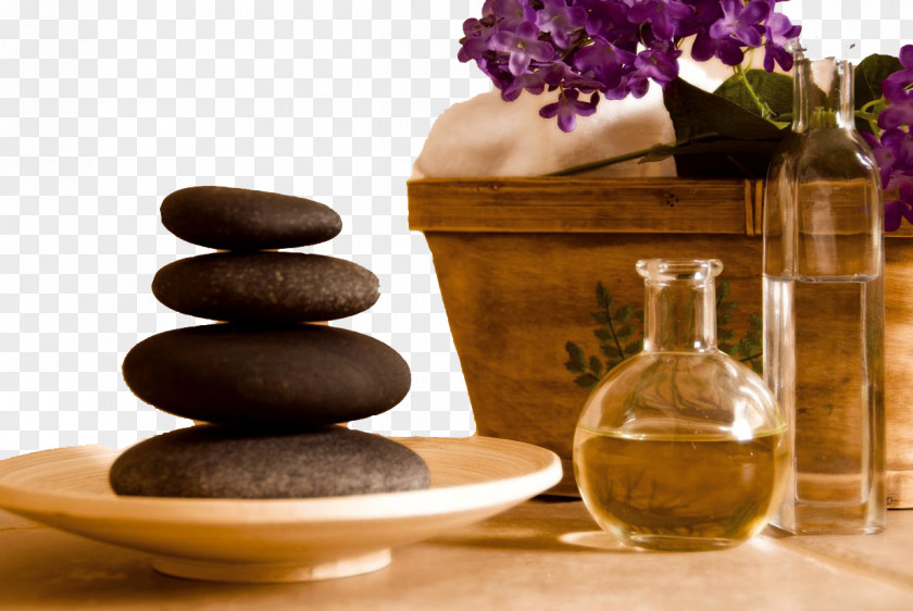 Massage Stone Facial Day Spa Therapy PNG