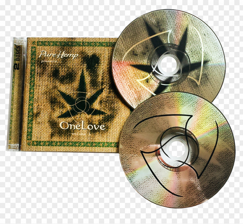 Public Environmental Album One Love Compact Disc Double Hemp PNG
