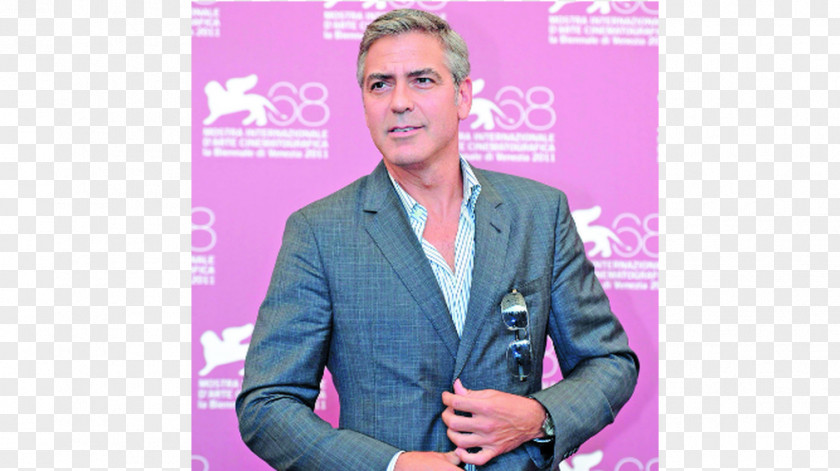 George Clooney Actor Venice Film Festival Biennale Red Carpet PNG