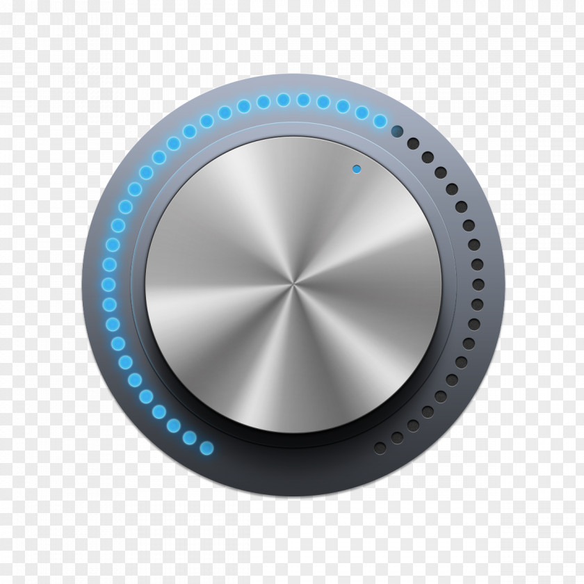 Round Blue Button Progress Bar User Interface Design Widget PNG