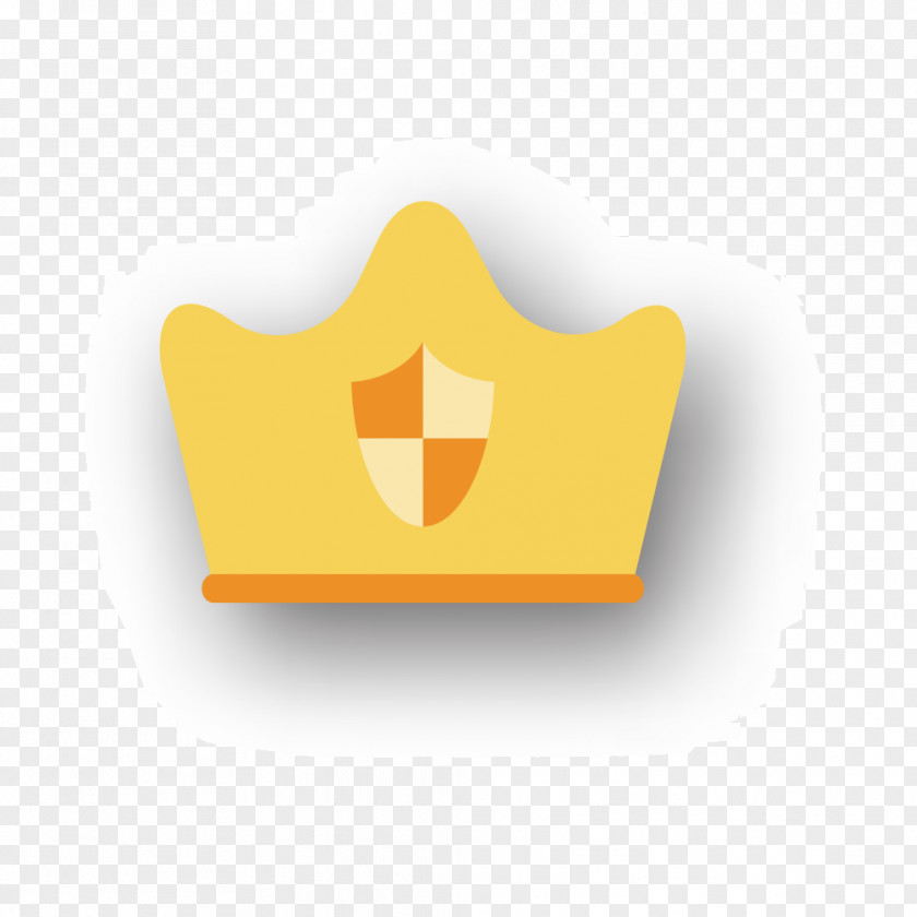 Vector Crown Yellow Font PNG