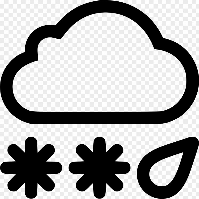 Blizzards Icon Clip Art Line Black M PNG