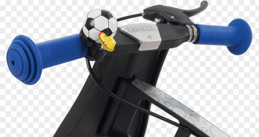 Blue Football Poster Balance Bicycle Bell First Bike Limited Edition With BRAKE One Size PNG