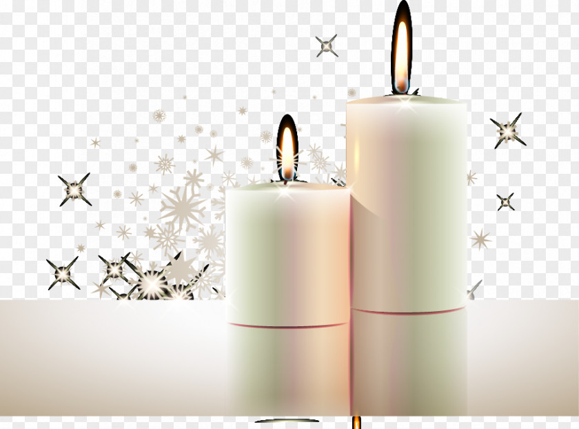 Lighted Candles Vector Material Candle Fire PNG