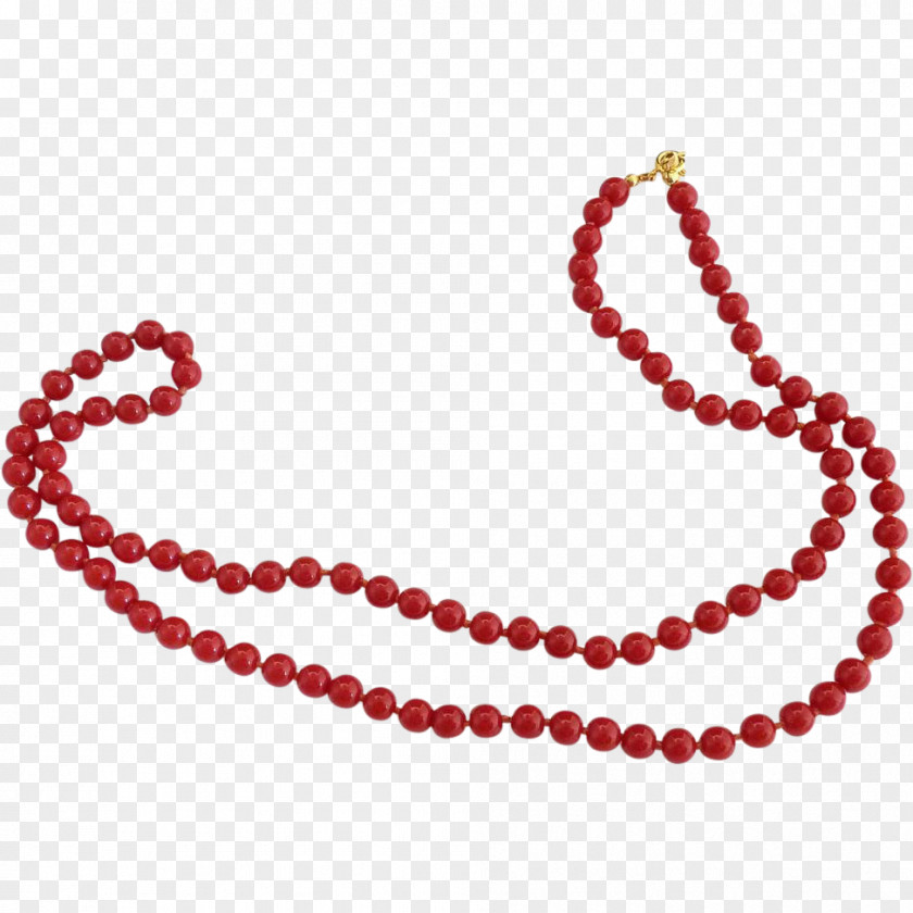 Necklace Bead Red Body Jewellery PNG
