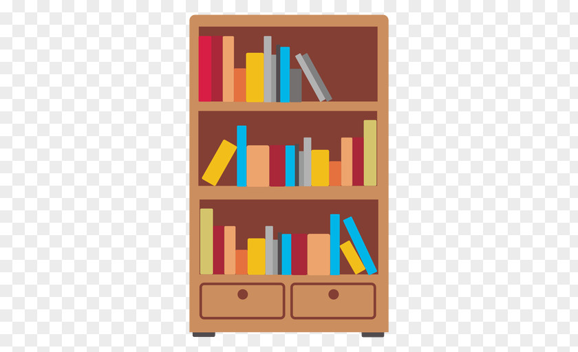 Rectangle Wood Shelf Shelving Bookcase Furniture PNG