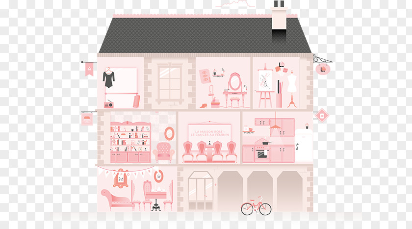 Rose Illustration La Maison House Home Abri De Jardin Apartment PNG