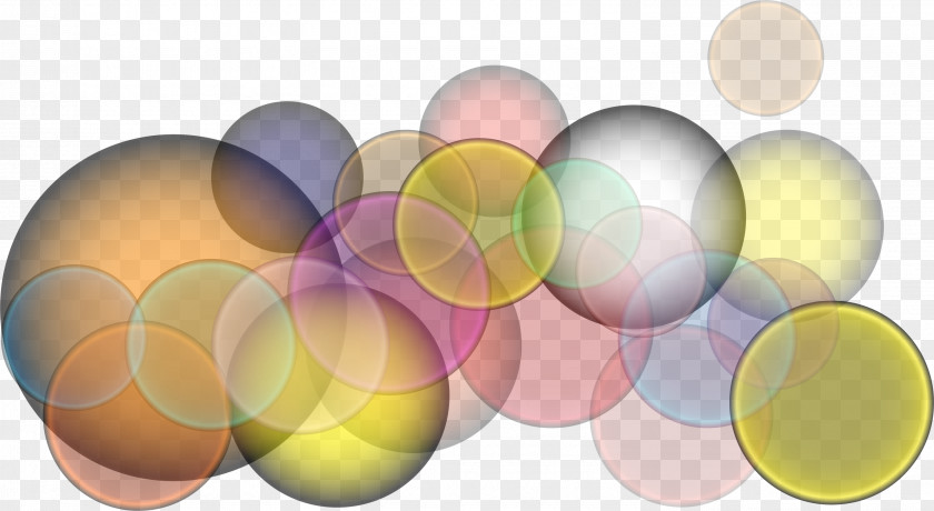 Dream Color Bubbles Light Bubble PNG
