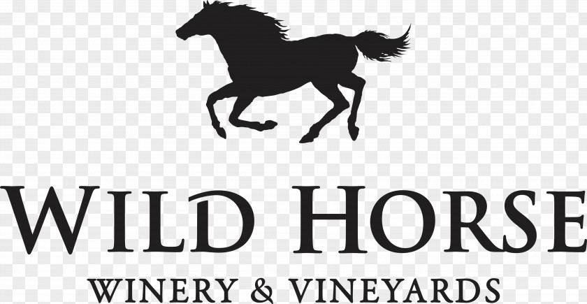 Horse Logo Wild Winery And Vineyards Pinot Noir Paso Robles Sunstone & PNG