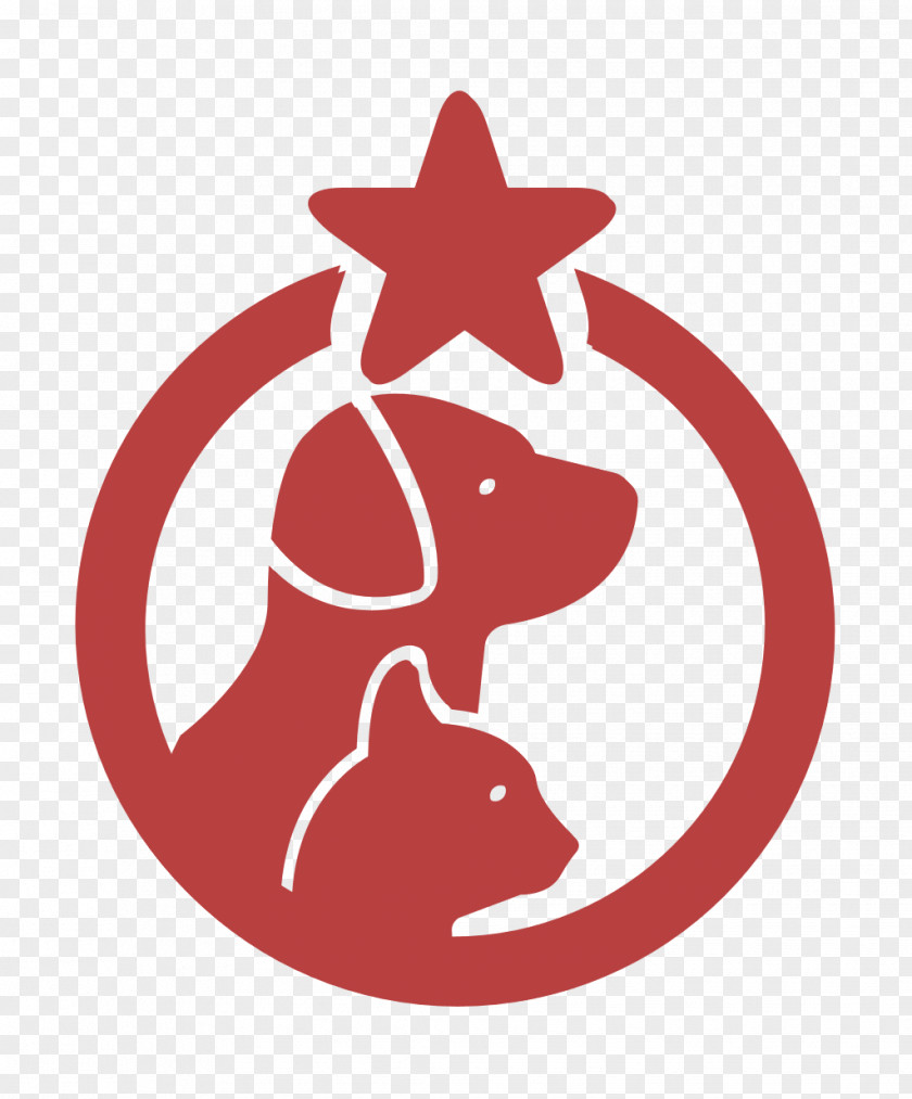 Pets Hotel Symbol With A Dog And Cat In Circle One Star Icon Animals PNG