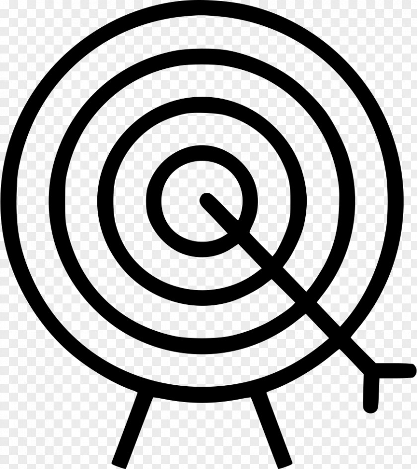 Black And White Bullseye Target Clip Art Paper Technology Tool Customer PNG