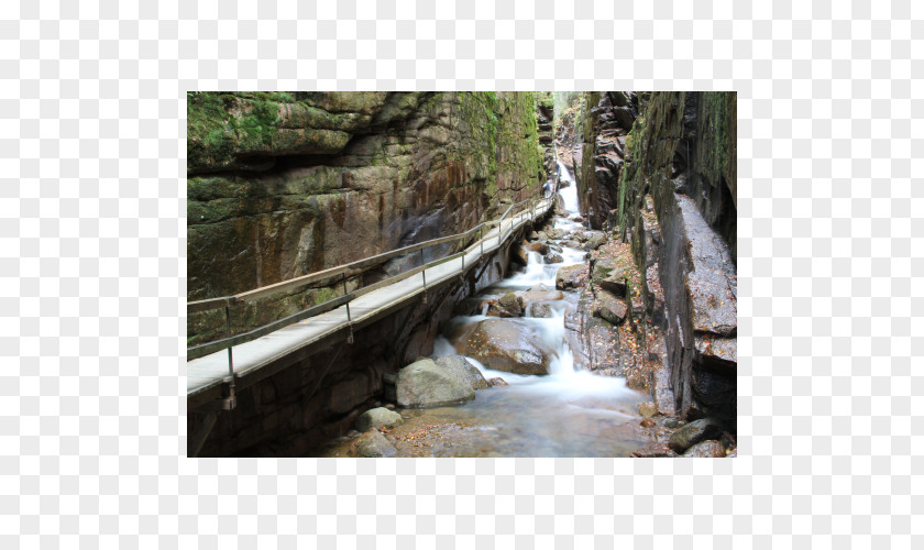 Park Franconia Notch Mount Flume The Waterfall PNG