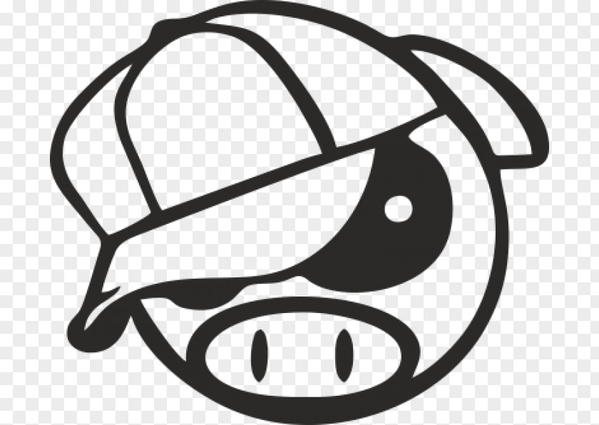 Pig Sticker Decal Japanese Domestic Market Car PNG
